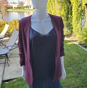 Skies Are Blue Burgundy Blazer - New, Never Worn